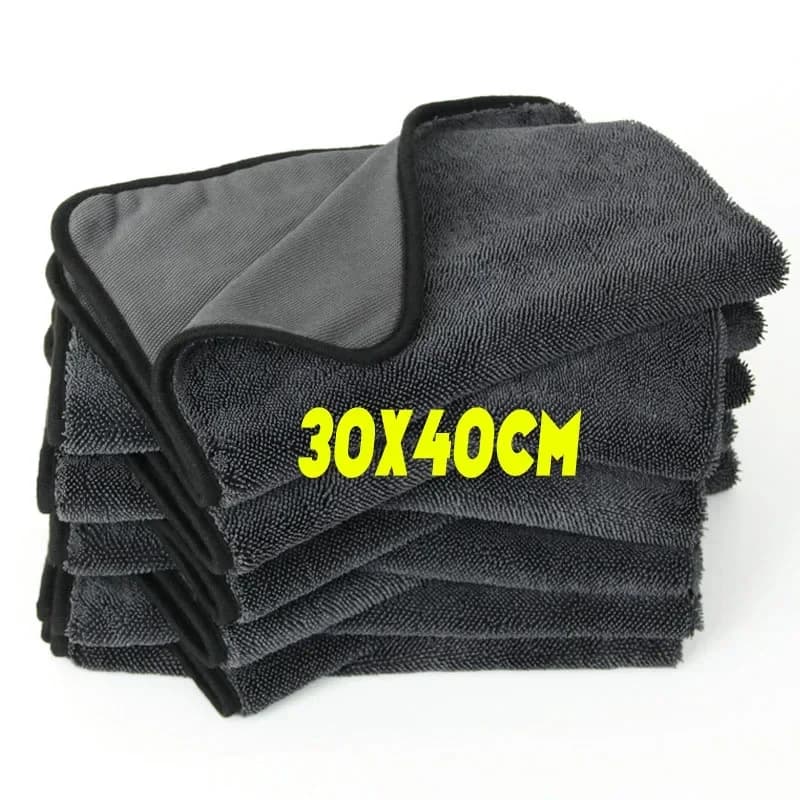 1 2 Pack Microfiber Towels for Car Drying For Extra Soft Absorbent Scratch Free Wash Cloth Auto Detailing Buffing Chamois Rapid Dry