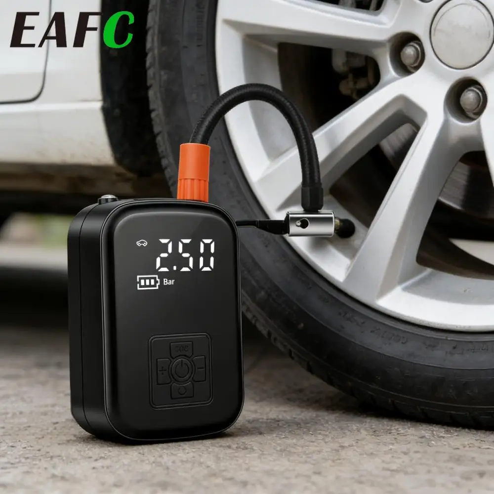 Car Air Pump Air Compressor 12V 150PSI Electric Wireless Portable Tire Inflator Pump for Motorcycle Bicycle Car Tyre Ball