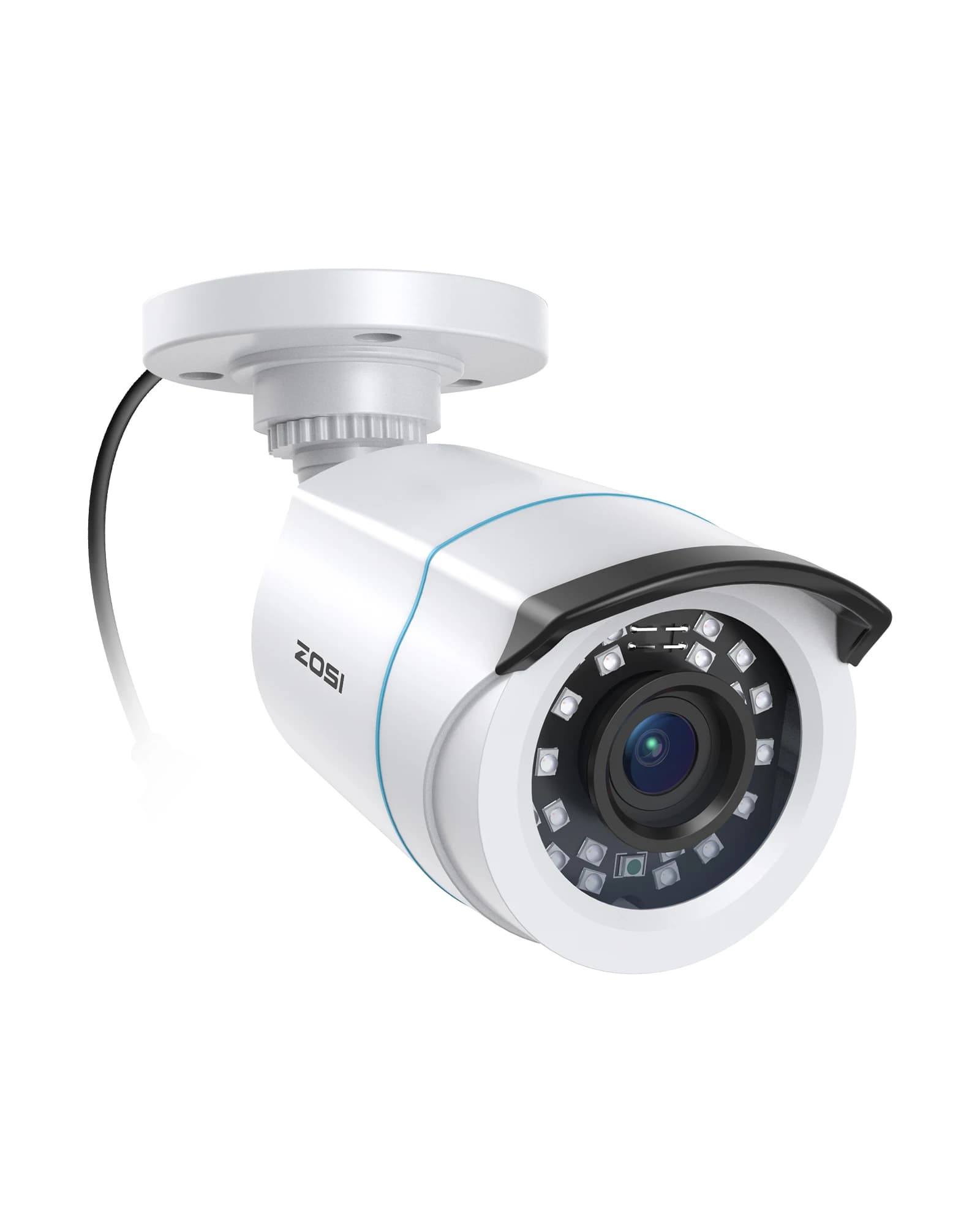 ZOSI HD 1080P 2MP H.265 4-in-1 CCTV Video Home Security IR Night Vision Weatherproof Bullet Camera for Surveillance System