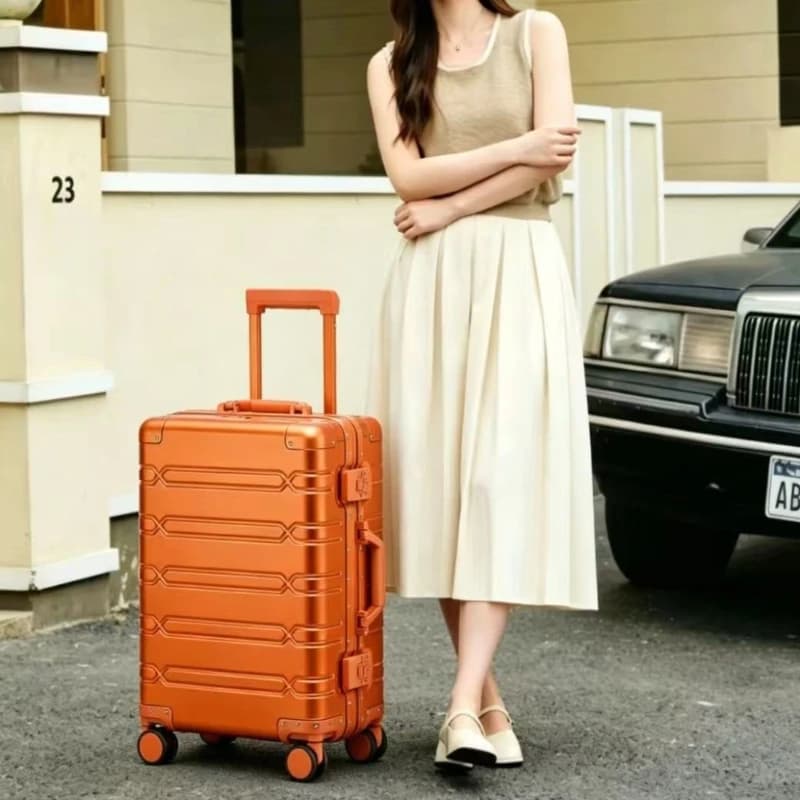20-inch Luxury Aluminum-magnesium Alloy Travel Suitcase/bag, Trolley Case, Luggage, Carry-on Luggage Shipped From The EU