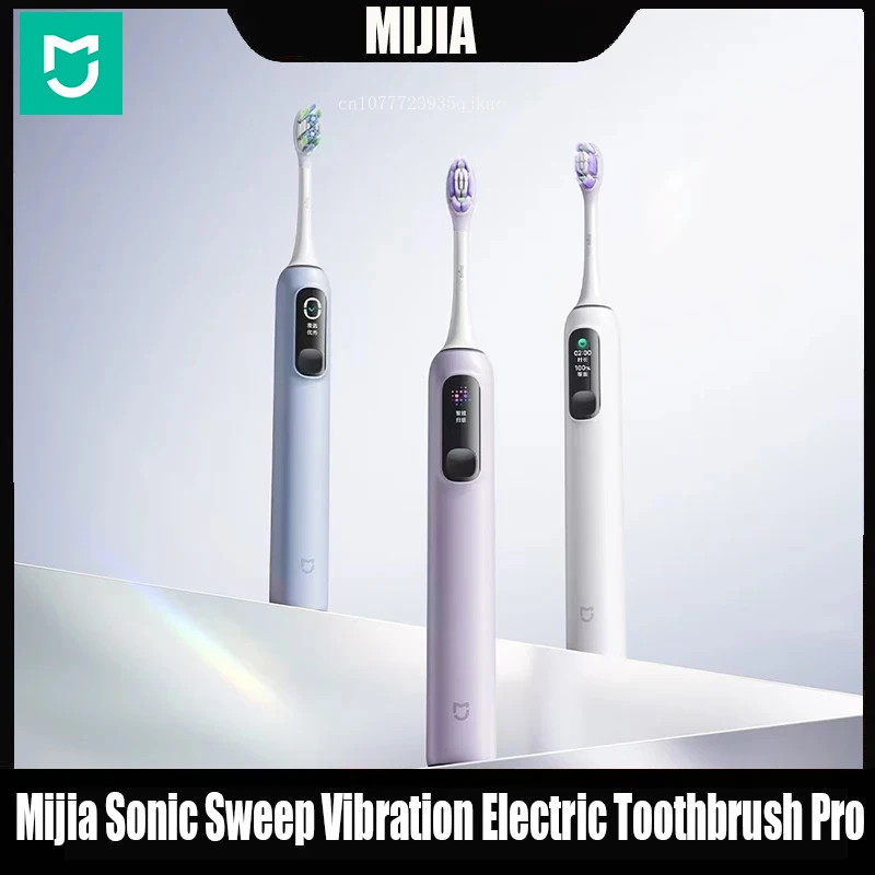 MIJIA Oscillation Electric Toothbrush Pro,Smart 4 Modes,IPX8 Waterproof Sonic Vibration Toothbrushes,180-day Battery Life