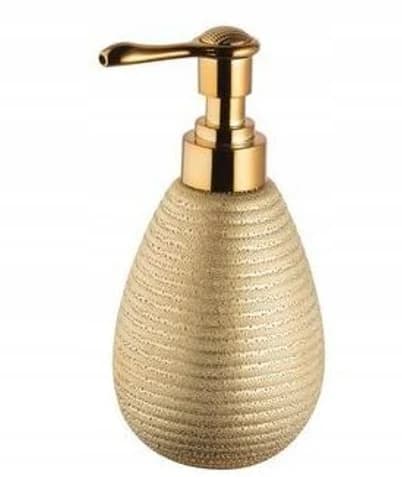 Bathroom Dispenser for liquid soap 16.5 cm gold