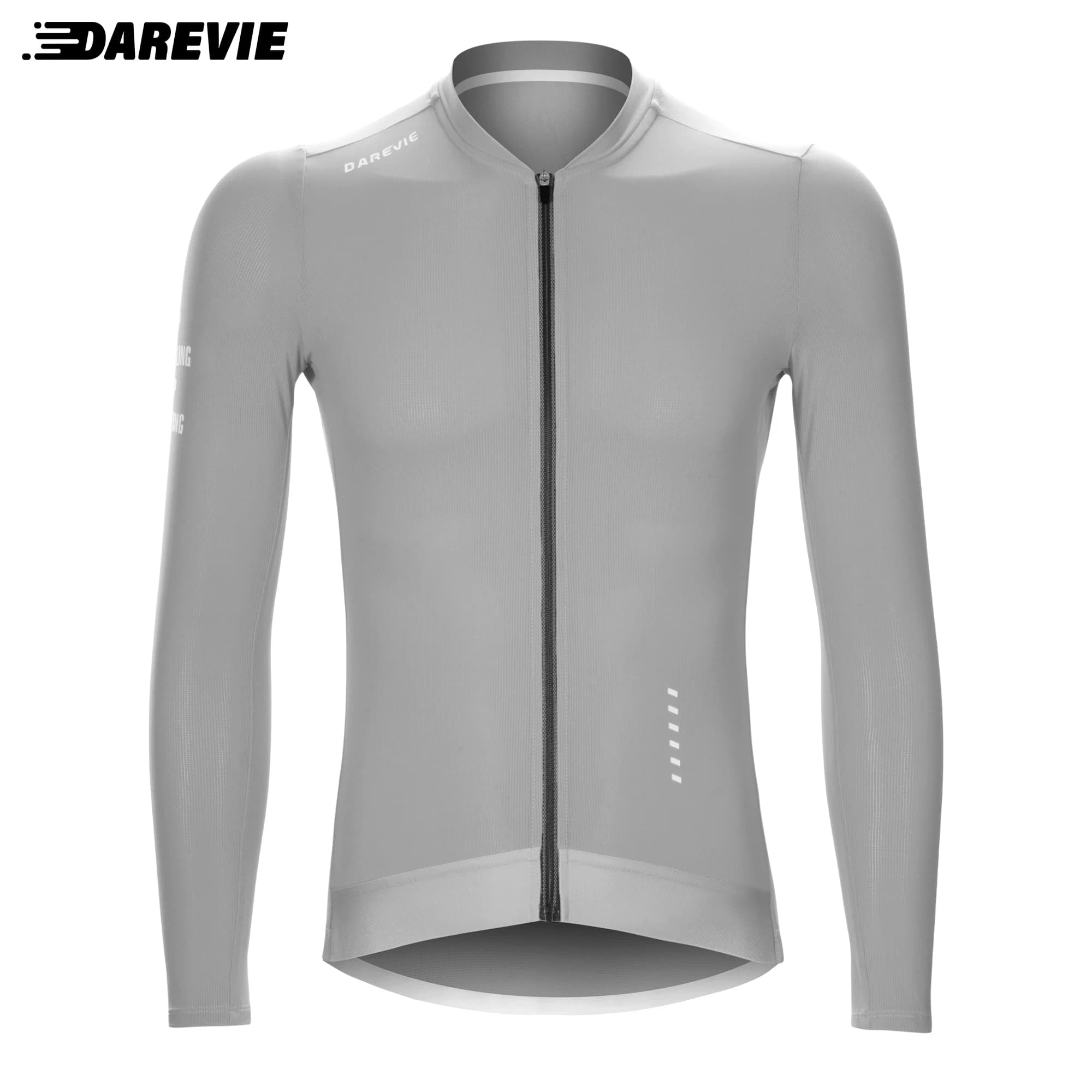 DAREVIE Cycling Jersey Long Sleeve Men Cool Technology Women Man Cycling Maillot Soft Breathable Quick Dry SPF 50 Small Size