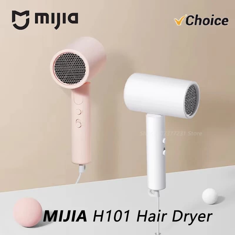MIJIA Anion Hair Dryer H101 Portable Negative Ion Hair Care Professional Quick Dry 220V Home Travel Foldable Hair Dryers