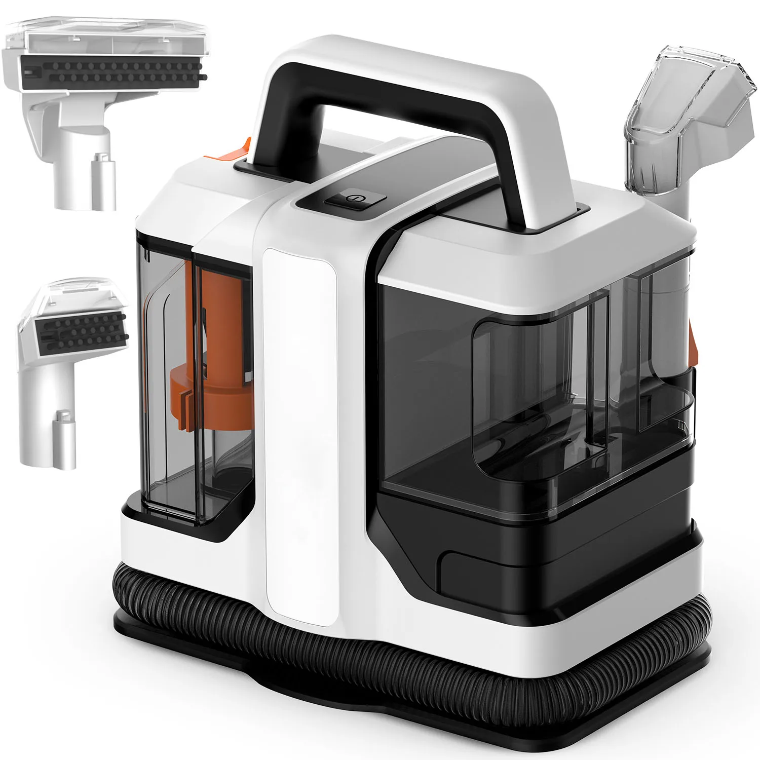 Automatic Induction Spray Fabric Spot Cleaner, 15Kpa Strong Suction Carpet Sofa Cushion Washing Machine, EU 220-240V IPX4 Waterproof Household Deep Cleaning Tool
