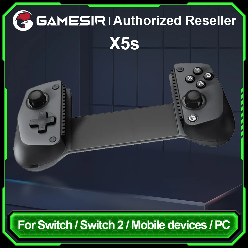 GameSir X5s Wireless Mobile Gaming Controller for Android iOS PC Gamepads  Nintendo Switch 2/1 Controle 6-Axis Gyro HD Rumble