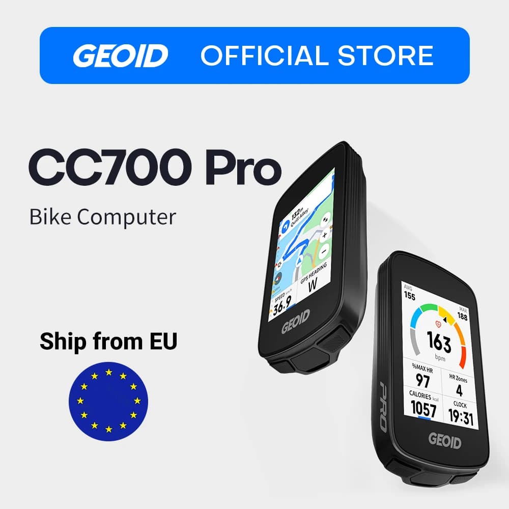GEOID CC700Pro Bike Computer Wireless Color Touchsreen Bicycle Speedometer Map Navigation Cycling Speedometer Odometer