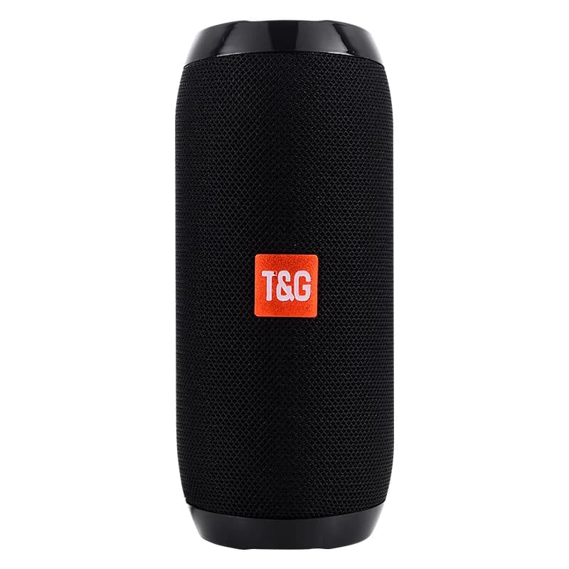 TG117 Portable Outdoor Bluetooth Speaker, IPX4, Built-in Microphone, Compatible with FM, TF Card, and USB Plug-in