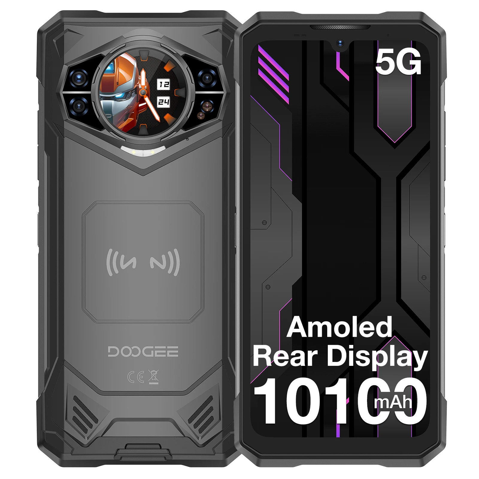 Phone robust DOOGEE S200 X 5G 32Go 512go Smartphone screen IPS ”FHD 120Hz battery mAh dimension phones