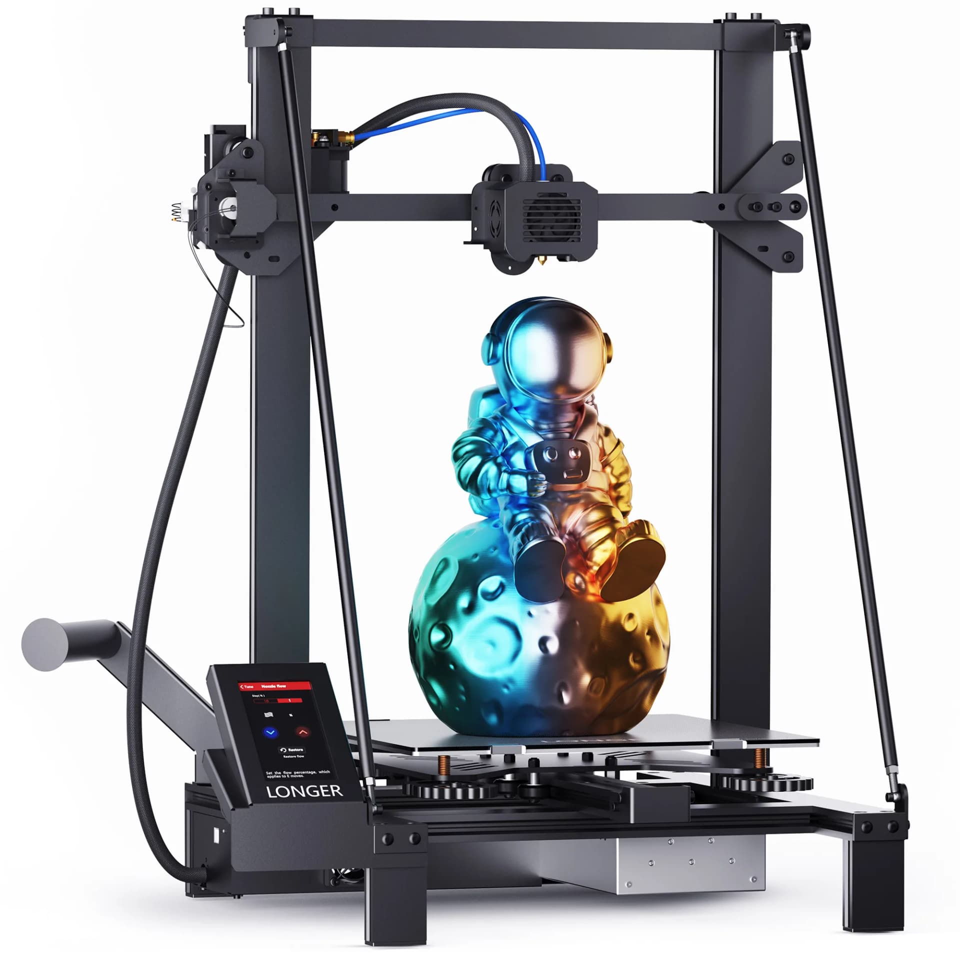 LONGER LK5 Pro 3D Printer FDM 0.4mm Precision Laser Spot 4.3 inch Full Color Touch Screen 300*300*400 mm Area With LCD Screen