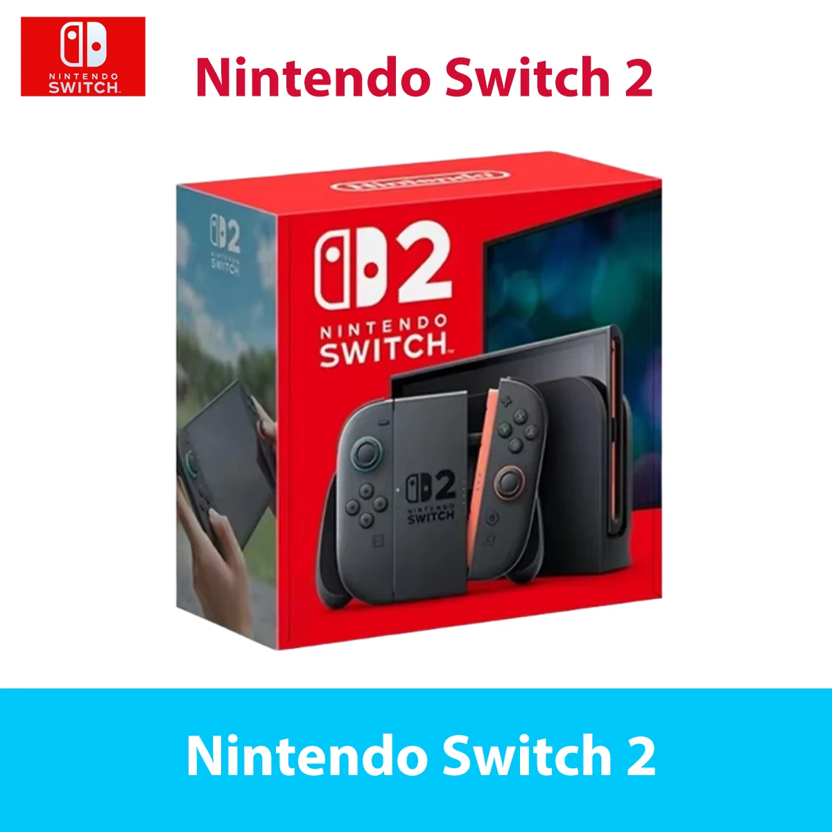 100% Original Nintendo Switch 2 7.9'' Screen Joy‑Con Handle Enhanced Audio Adjustable Console NS2
