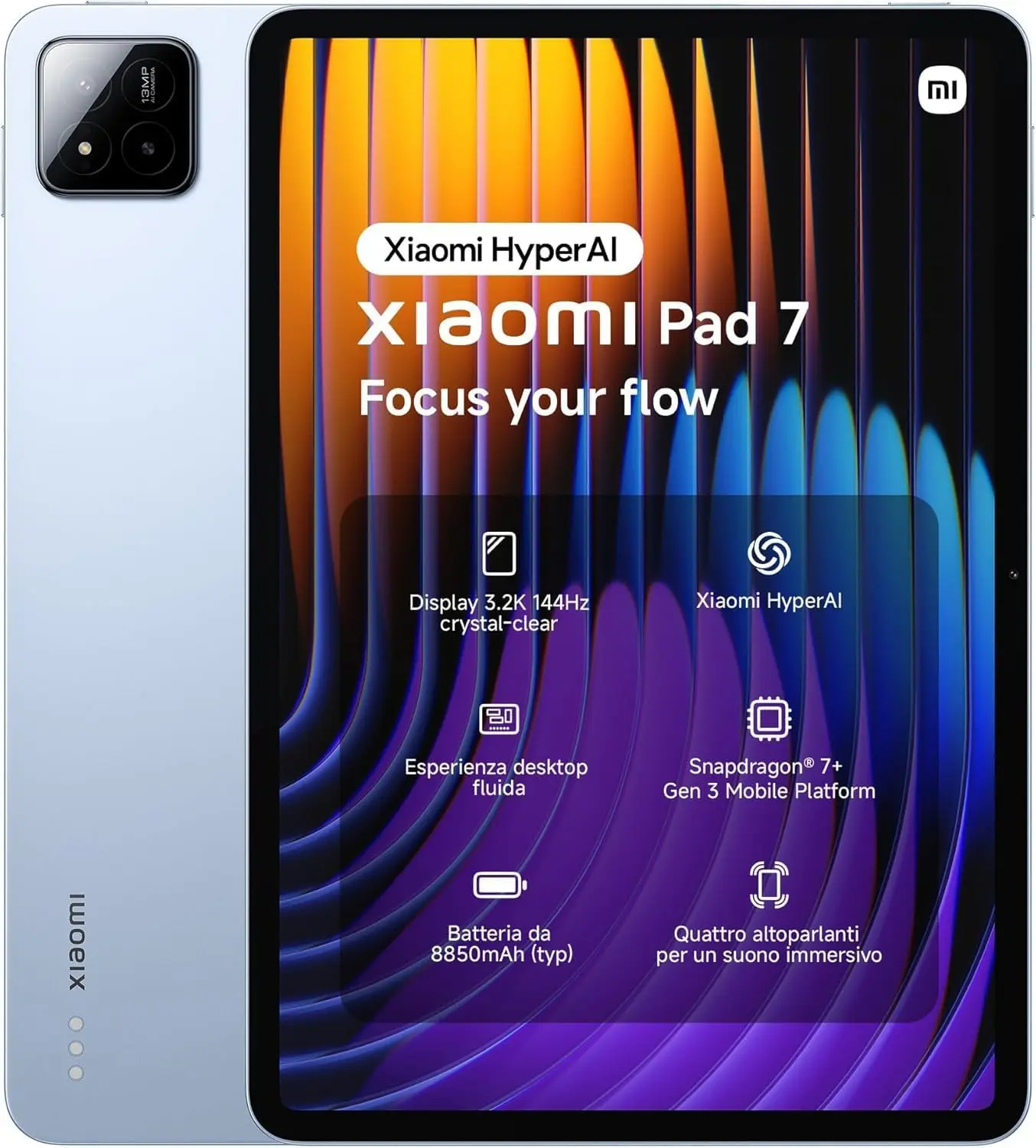 Xiaomi Pad 7 Global Version 11.2'' 144Hz 3.2K Display Snapdragon 7+ Gen 3 Octa Core Processor 8850Mah