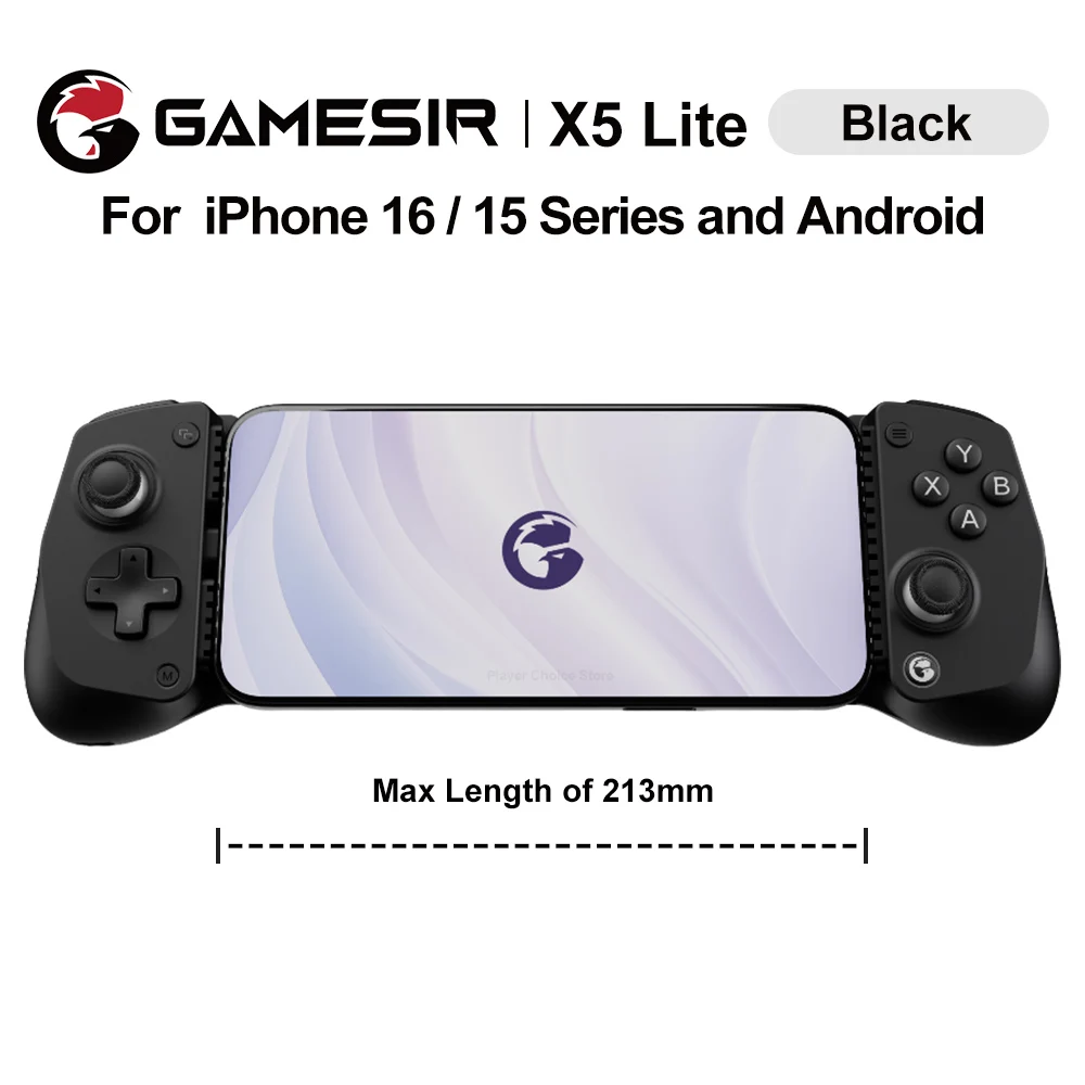 GameSir X5 Lite Mobile Gaming Controller Phone Gamepads for iPhone 17 16 15 Series IOS iPad Mini Y700 Android Tablet Controle