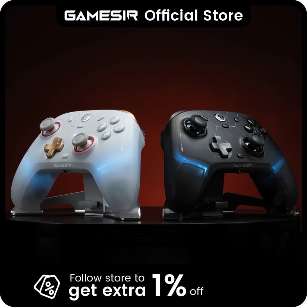 GameSir Cyclone 2 Wireless Controller for Nintendo Switch 2 / iPhone / Android, Bluetooth Gamepad with Hall Effect Triggers