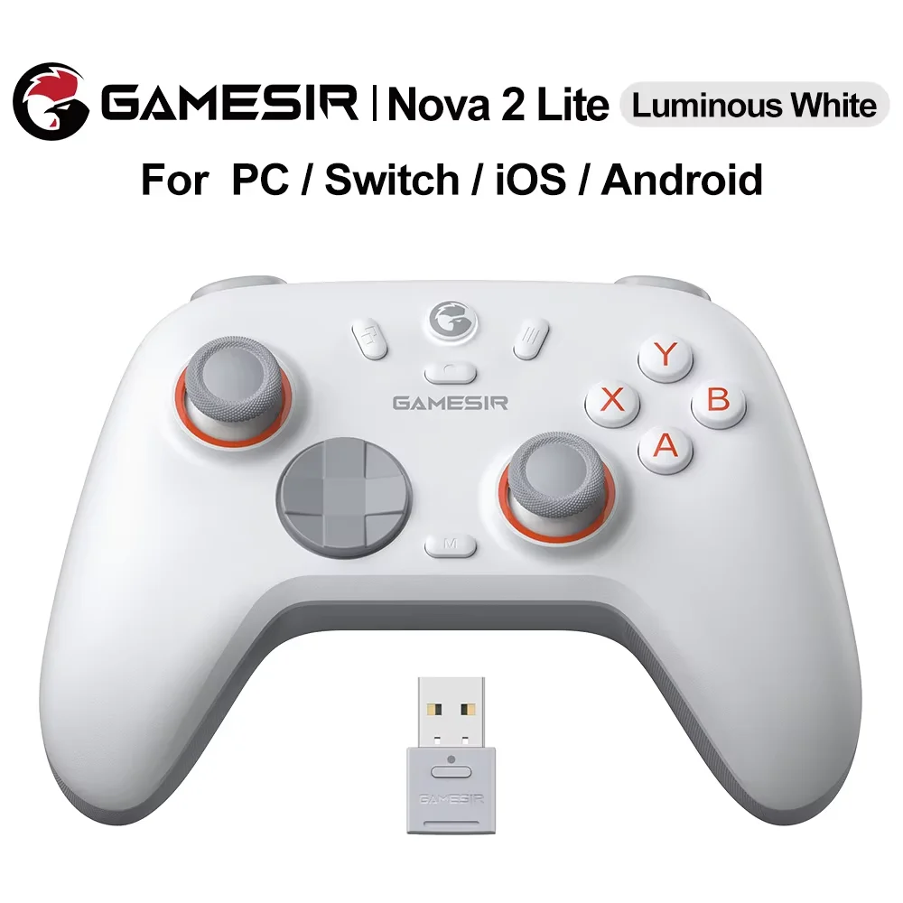 Gamesir Nova 2 Lite Wireless Controller Bluetooth Gamepad with Ultra Low Button and Stick Latency for Nintendo Switch 2 PC IOS
