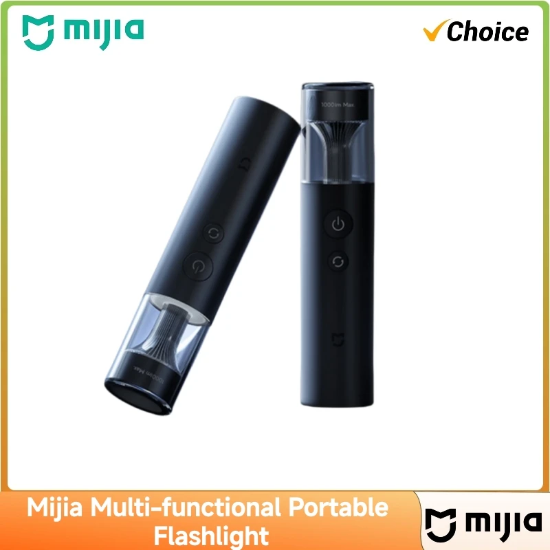 Mijia Multifunctional Flashlight 1000LM 3-Level Adjustable 30H Battery Compact Portable Car Emergency Window Breaker Belt Cutter