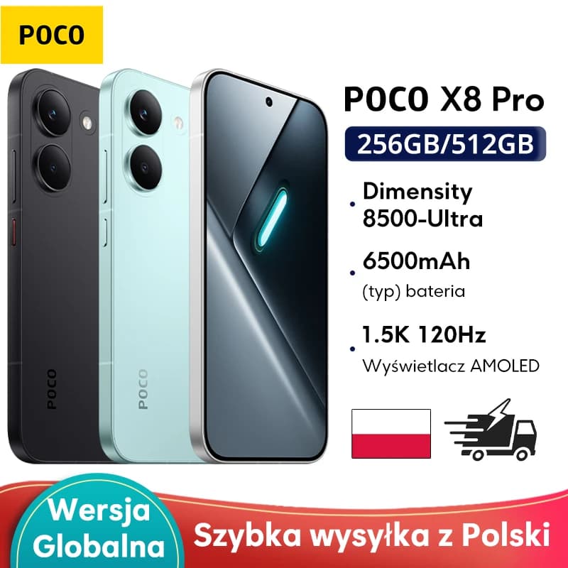 POCO X8 Pro - Smartphone 6.59 "Dimensity 8500-Ultra, 6500 mAh battery, 50MP Sony IMX882 Sensor with OIS