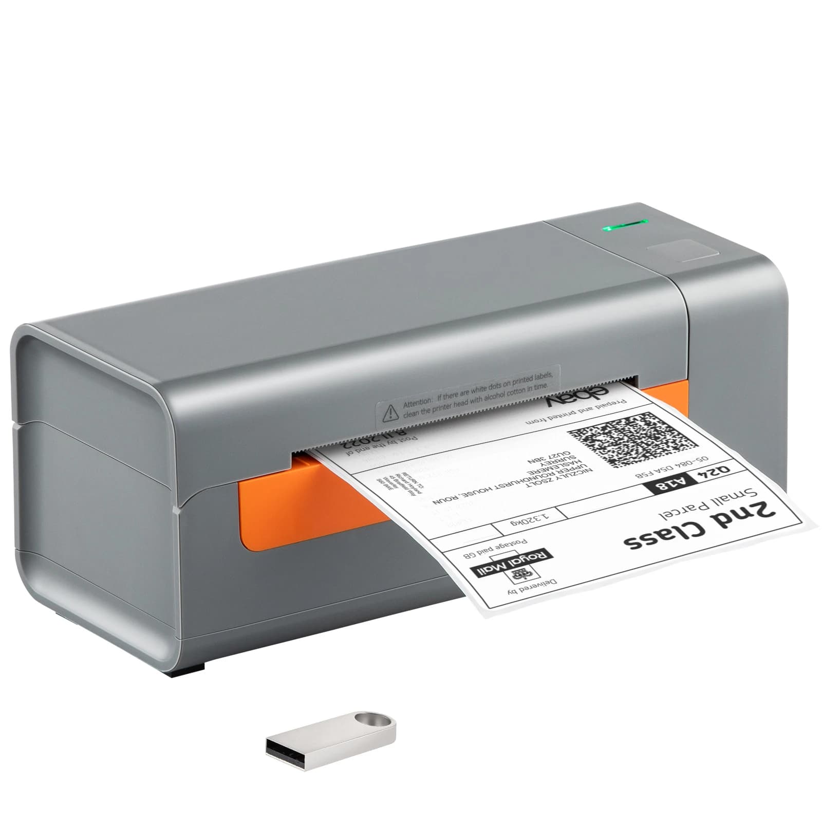 SucceBuy Thermal Label Printer 4X6 Shipping Label Printer with Automatic Label Recognition Compatible Support Windows/Mac/Linux