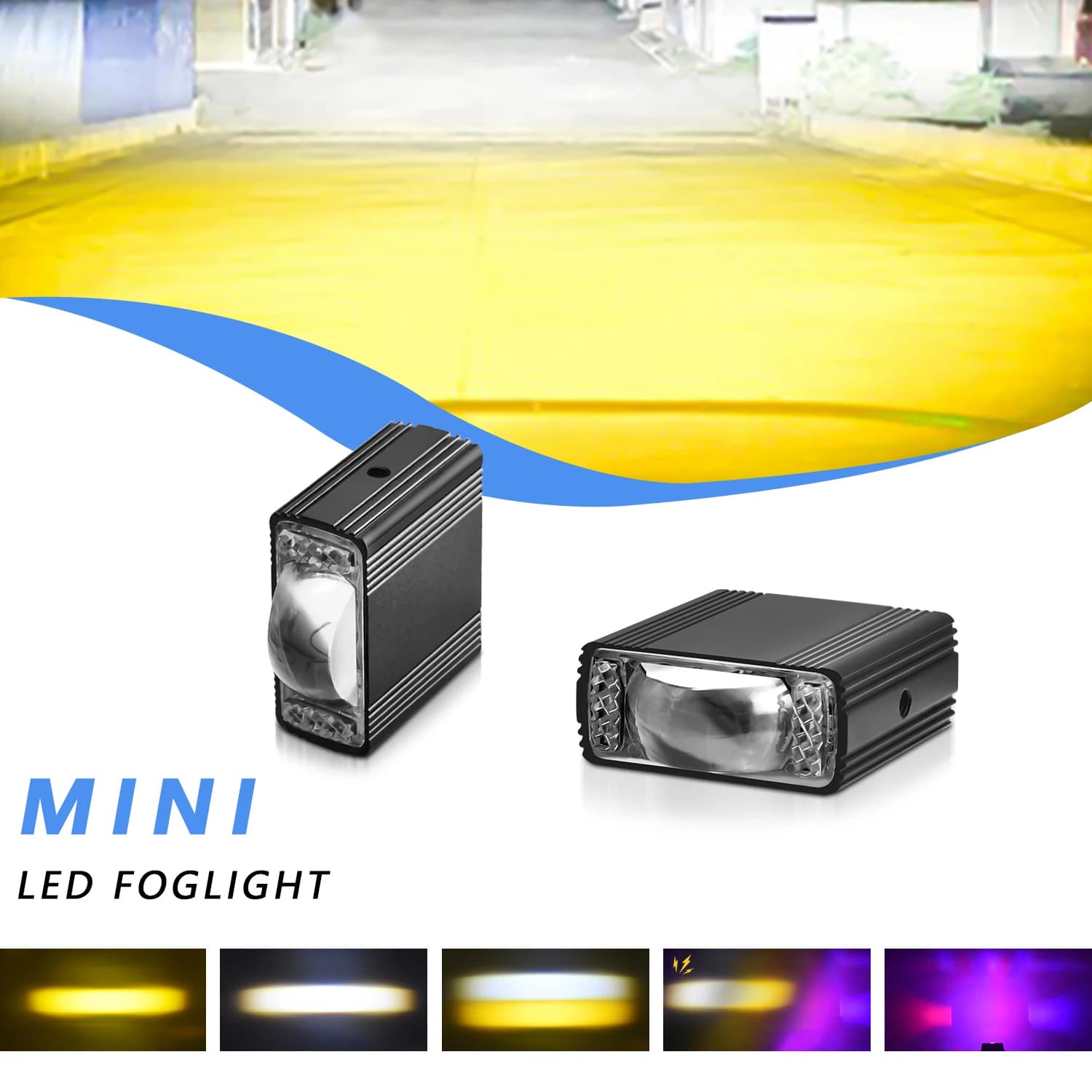 1.5inch Work High/Low Len  Fog Lamps for Led Spotlight Long Range Auxiliary Motocross Fog Light Off Road Super Brighter 12V 24V