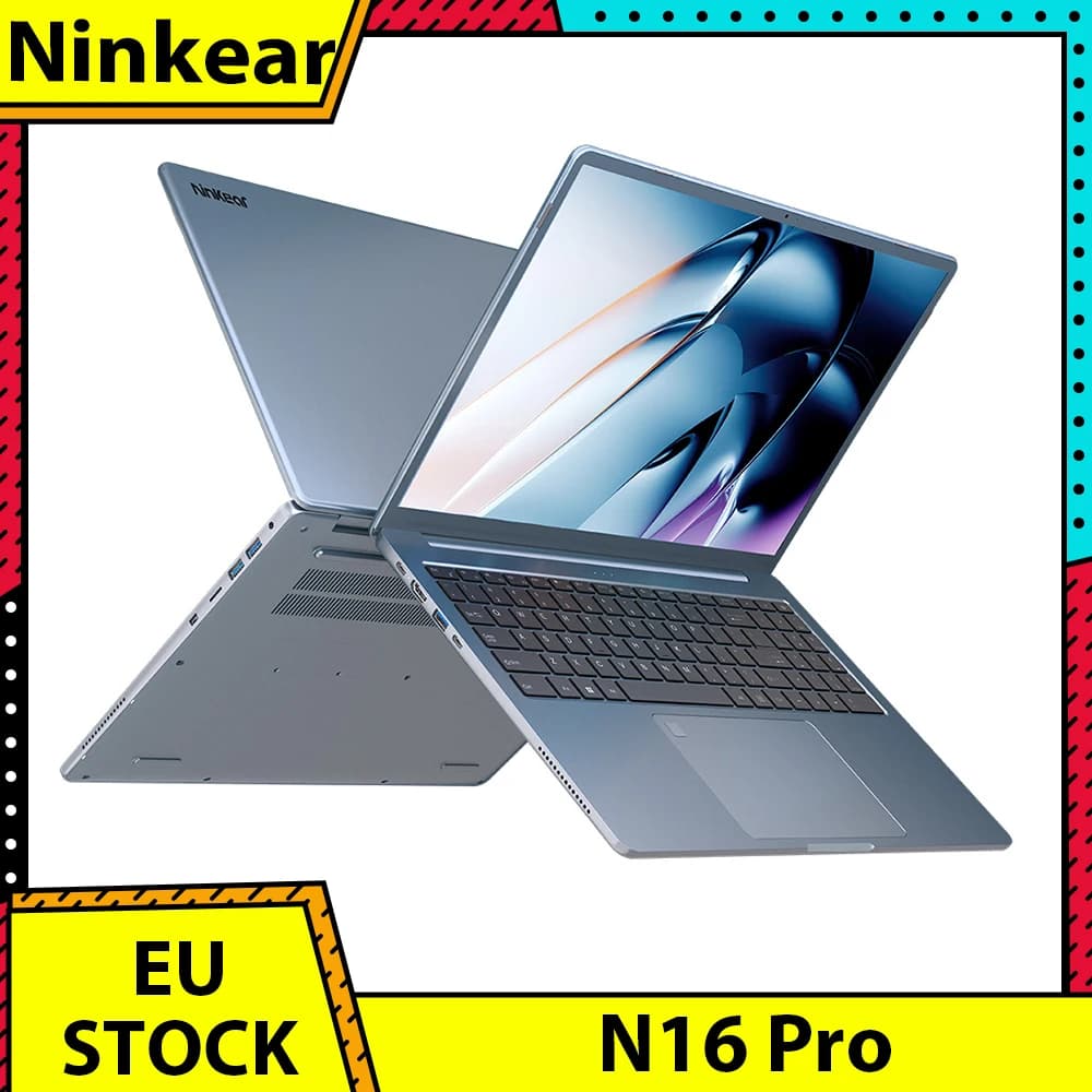Ninkear N16 Pro Laptop, 16 inch 2560*1600 120Hz IPS Screen, Intel Core i7-12700H 6 Cores Max 4.7GHz, 16GB RAM 1TB SSD, WiFi 6