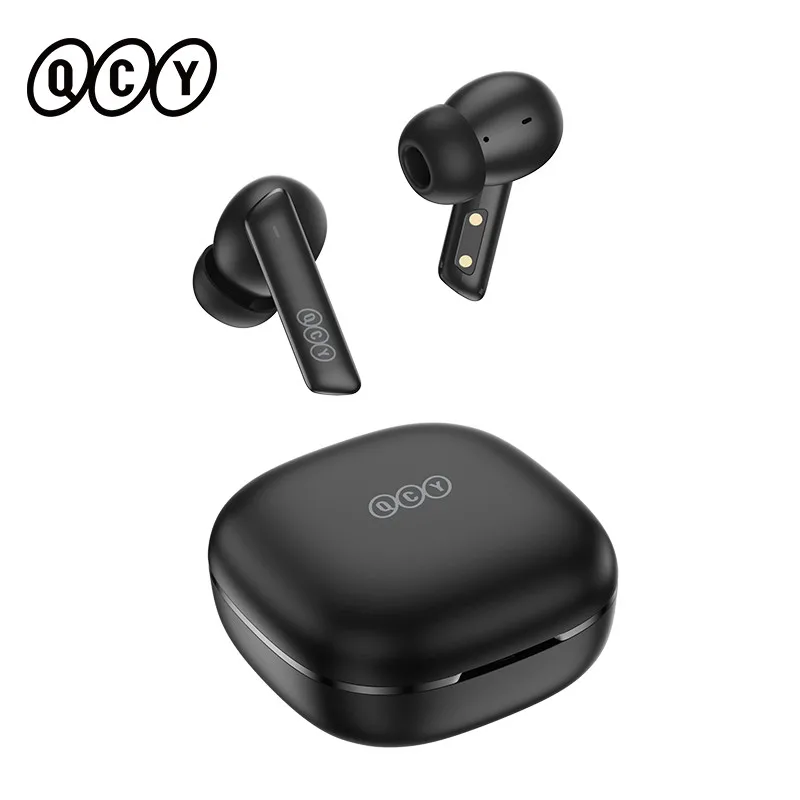 QCY HT05 ANC Wireless TWS Bluetooth 5.2 Earphones 40dB Active Noise Cancellation Headset in-Ear Mics Handfree Phone Earbuds