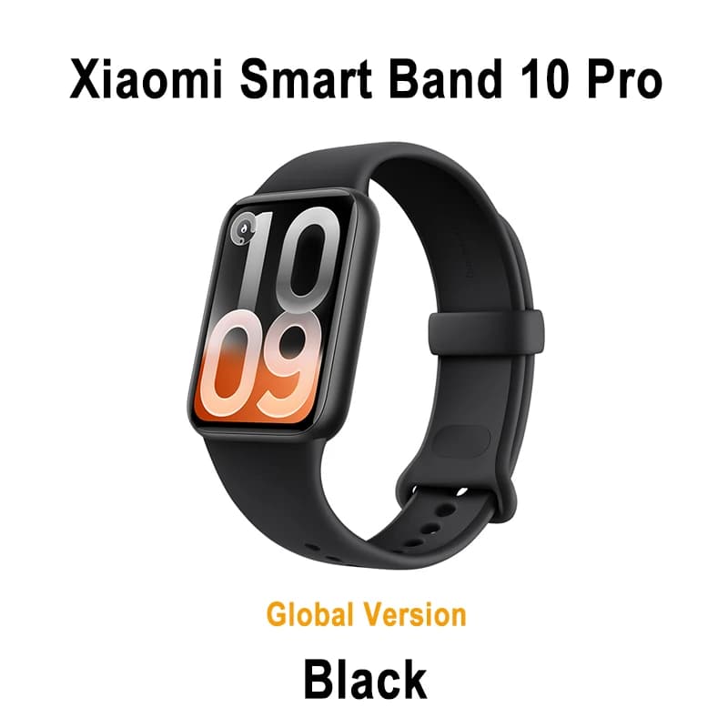 Global Version Xiaomi Smart Band 10 Pro 1.74'' AMOLED Bluetooth Smartwatch GPS Health Monitoring Fitness Tracker Miband Bracelet