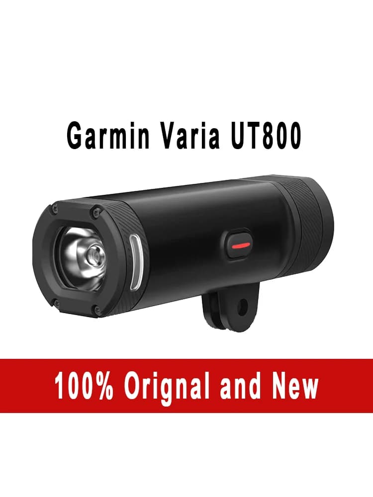 Garmin Varia UT800 Unisex Smart Front Light Ultra-lightweight, Weatherproof High-intensity, Wide-angle, Stable Illumination