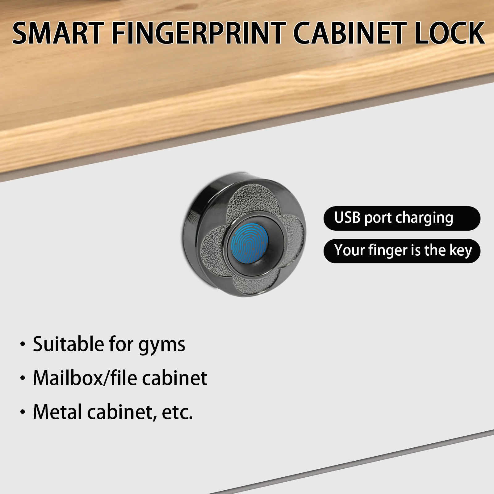 Fingerabdruckschloss Smart Fingerprint Lock Fingerabdruck-Sperre Für Schubladen
