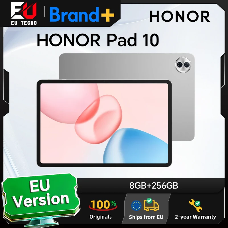 HONOR Pad 10, EU Version Tablet ,12.1-inch 120Hz 2.5K Display,10100mAh Battery, Qualcomm Snapdragon 7 Gen 3, 8MP Camera