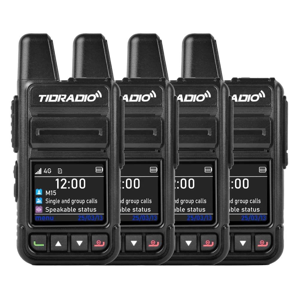 TIDRADIO M15 Long Range Walkie Talkie Global POC Radio 5000KM Walkie-Talkies Phone App "Odmaster" Friend & Group Functions