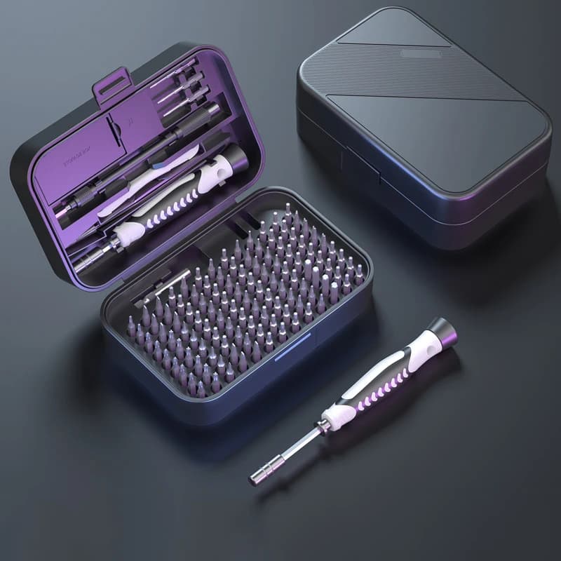 130 in 1 Precision Screwdriver Set Portable Hand Tool Kits Magnetic Bits Mine Small for Xiaomi Mobile Cell Phone PC Watch Repair