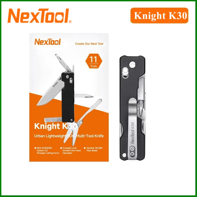 NexTool K30 11-in-1 Knight EDC Pocket Knife Multi-tool Outdoor Folding Knife Mini Portable Folding Scissors Hand Tool