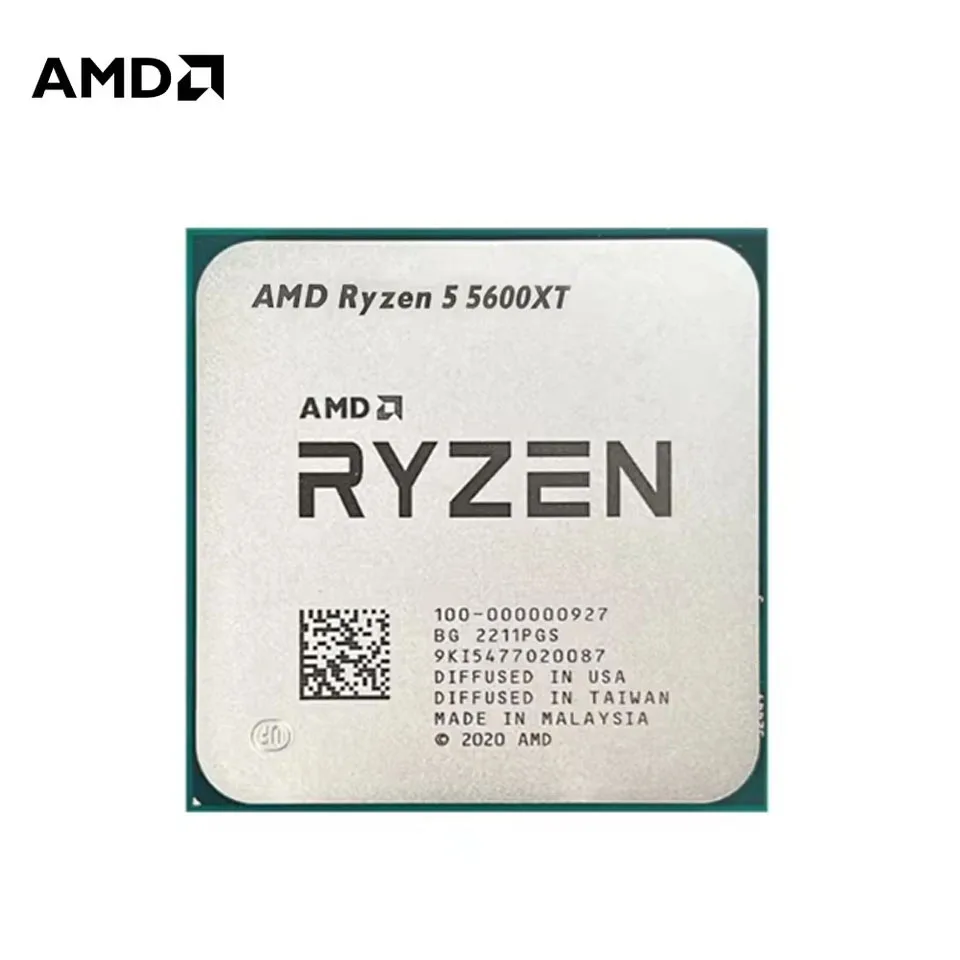 AMD Ryzen 5 5600XT 6-Core 12T AM4 4.7GHz Desktop CPU Processor 3.7GHz Base L3=32MB 100-10000159BOX No Cooler