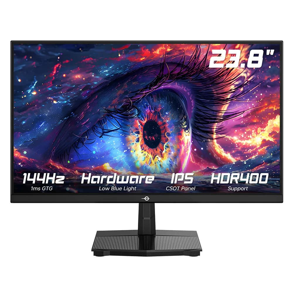 TITAN ARMY P2418C Office Monitor, 23.8 inch 1920*1080 16:9 CSOT IPS Screen, 144Hz, HDR400, 6 Scenario Modes, Supports VESA Mount