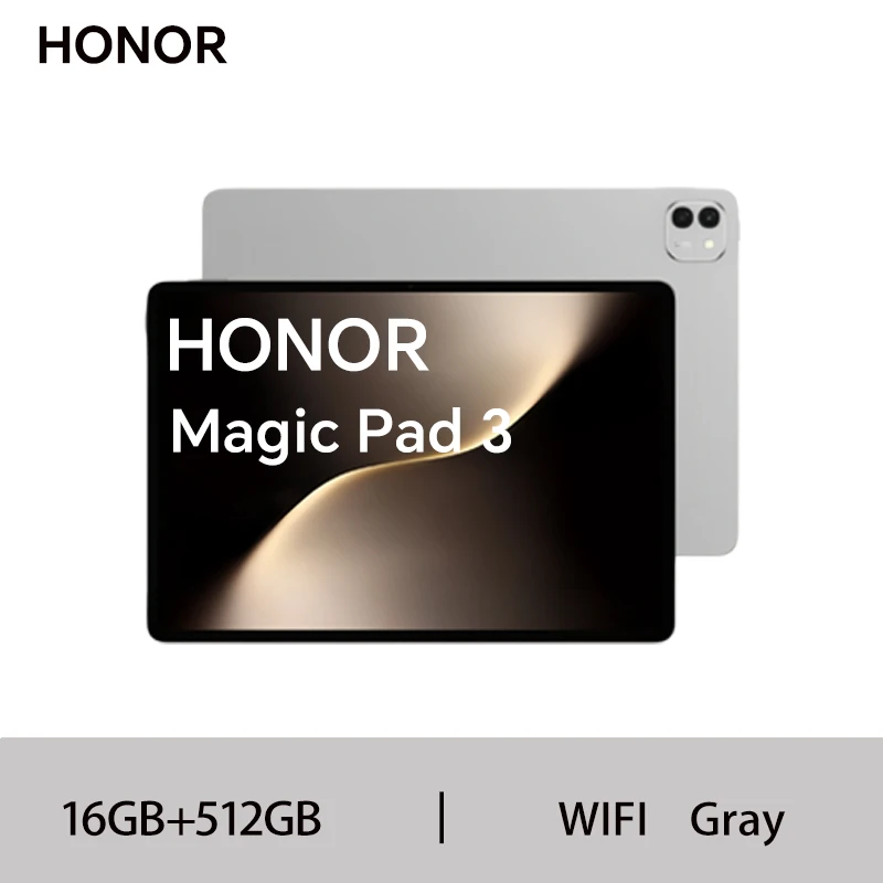 HONOR Magic Pad 3 Tablet EU  Version Snapdragon 8s Gen 3 13.3'' 3K LCD 165Hz Display Pad Snapdragon 8s Gen 3 12450mAh Battery Android 15