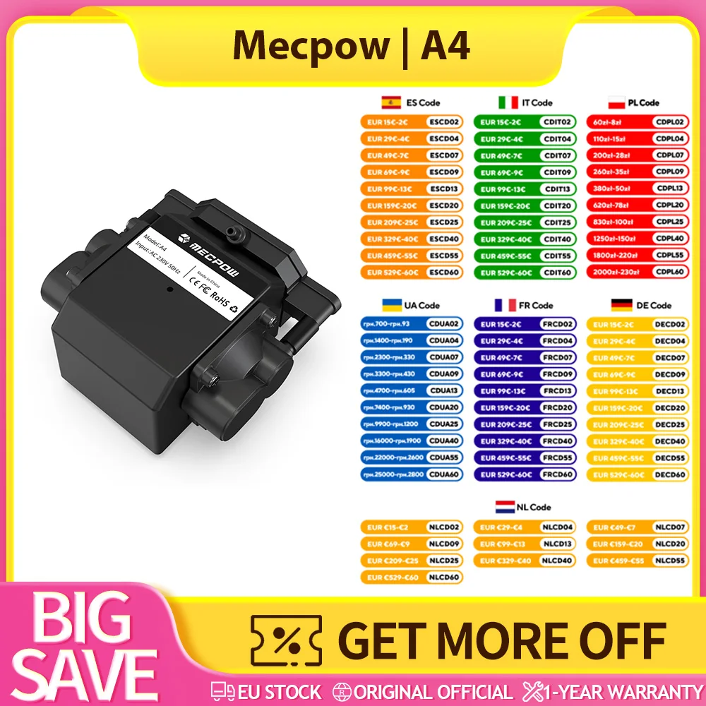 Mecpow A4 Air Assist with a 30L/Min Air Pump for Mecpow X3/X3 Pro, Efficient and Cleaner Engraving, Longer Service Time, Adjustable Air Volume, Low Noise and Stable Working Time, Simple Assembly - EU 