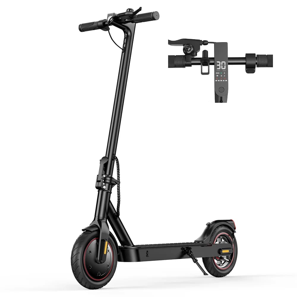 W3C Eu 8.5 Inch Electric Scooter, 36V Battery 22-30Km Range Rear Drive, Pneumatic Tires, Rear Hub Brake Electric Brake