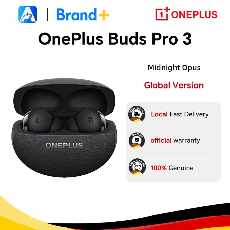 Global Version OnePlus Buds Pro 3 Earphone Up to 50dB Noise Canceling Spatial Audio with Head Tracking Hi-Resolution Audio
