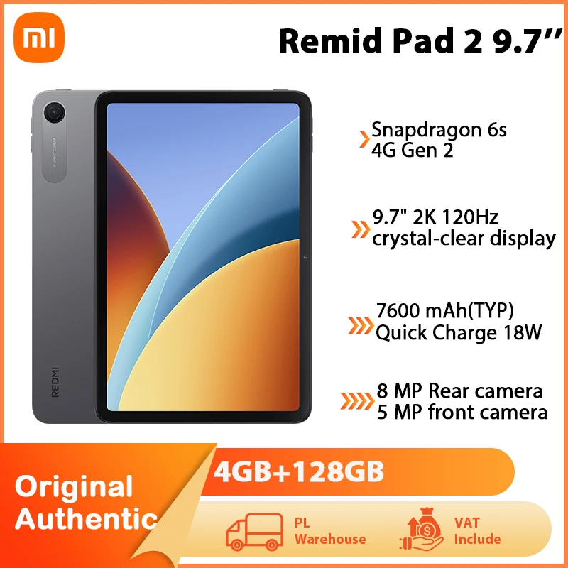Xiaomi Redmi Pad 2 4GB/128GB 6GB/128GB 8GB/256GB 9000mAh Battery 11" 2.5K WiFi Tablet PC