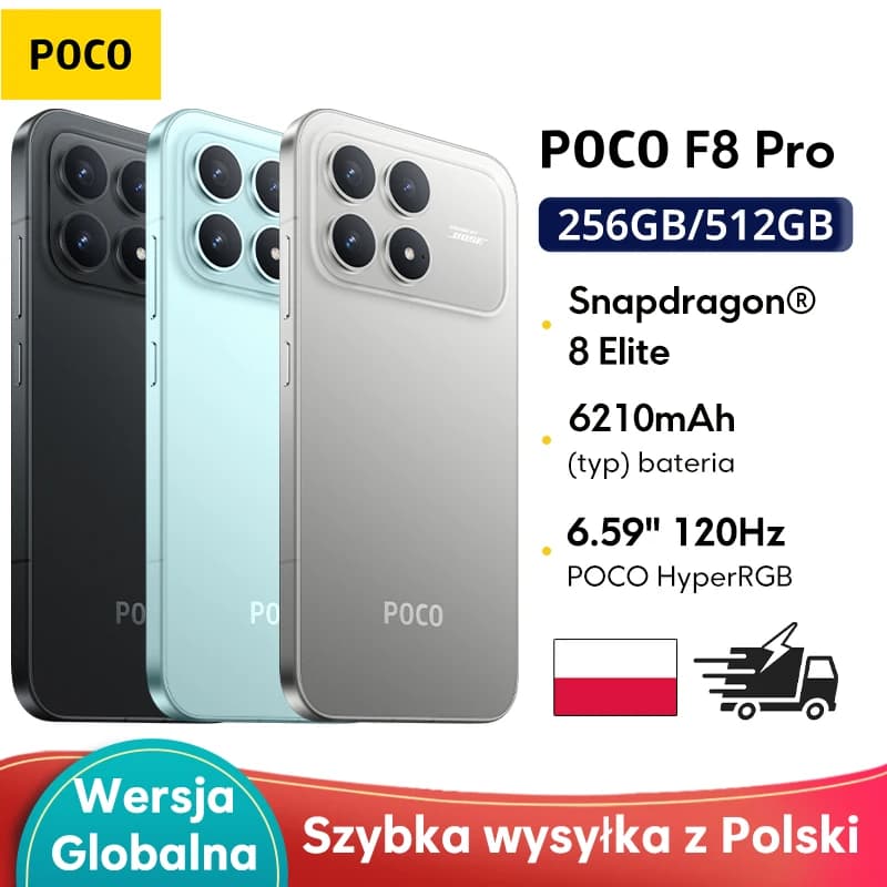 POCO F8 Pro Smartphone 256/512GB 50MP Tri-Camera With OIS 6.59-inch AMOLED Screen 120Hz Snapdragon 8 Elite