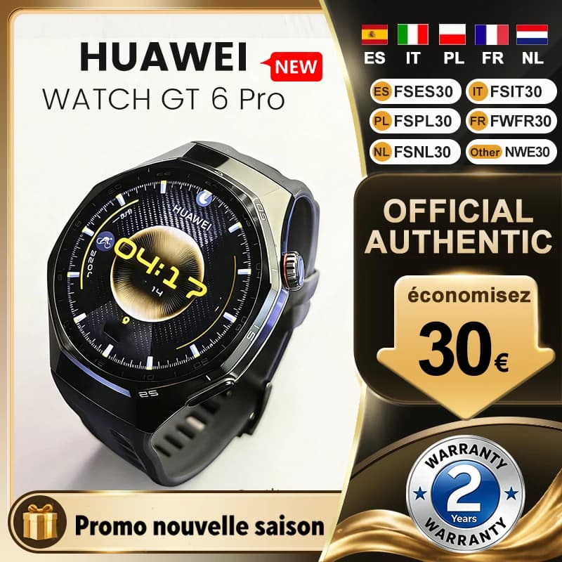 HUAWEI Watch GT 6 Pro 46mm GPS Smartwatch 1.47 inches AMOLED Color  Screen Up to 21 Days of Battery Life