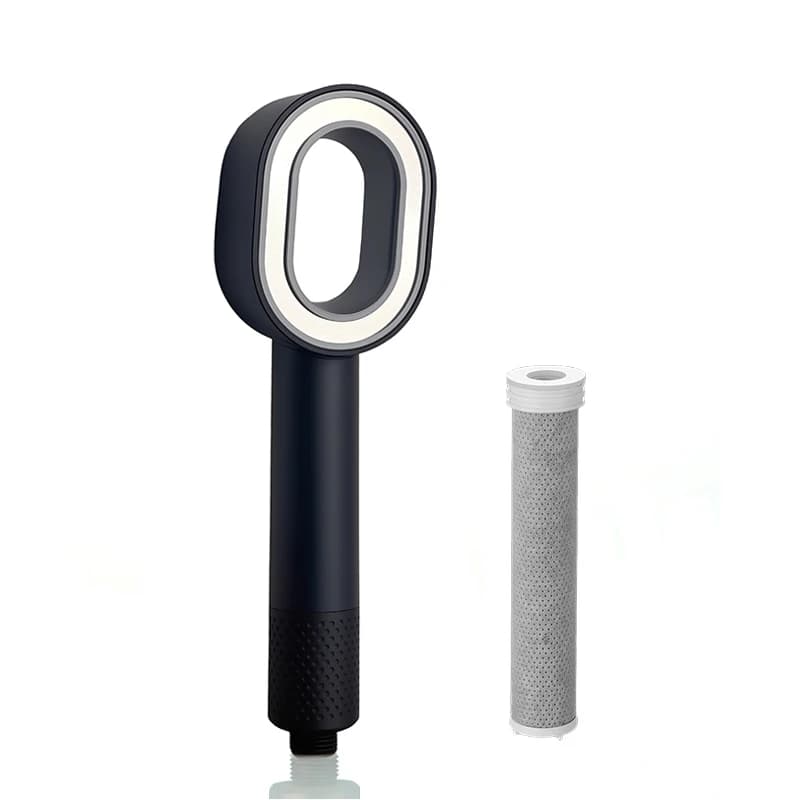 High Pressure Beauty Filter Handheld Shower Head Water Saving Rain Shower Sprayer Impurities Filtration Purification Filtered Water Bathroom Accessories
