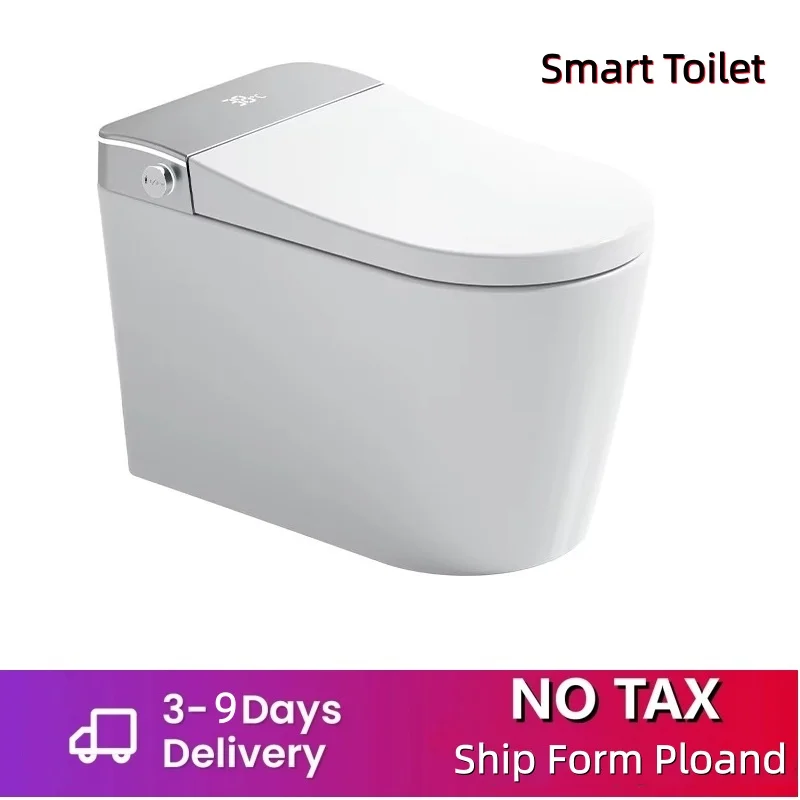 Smart Toilet Integrated Automatic Multifunctional Seat Heating Dual Flush No Water Pressure Limit Electric Auto Open/Close