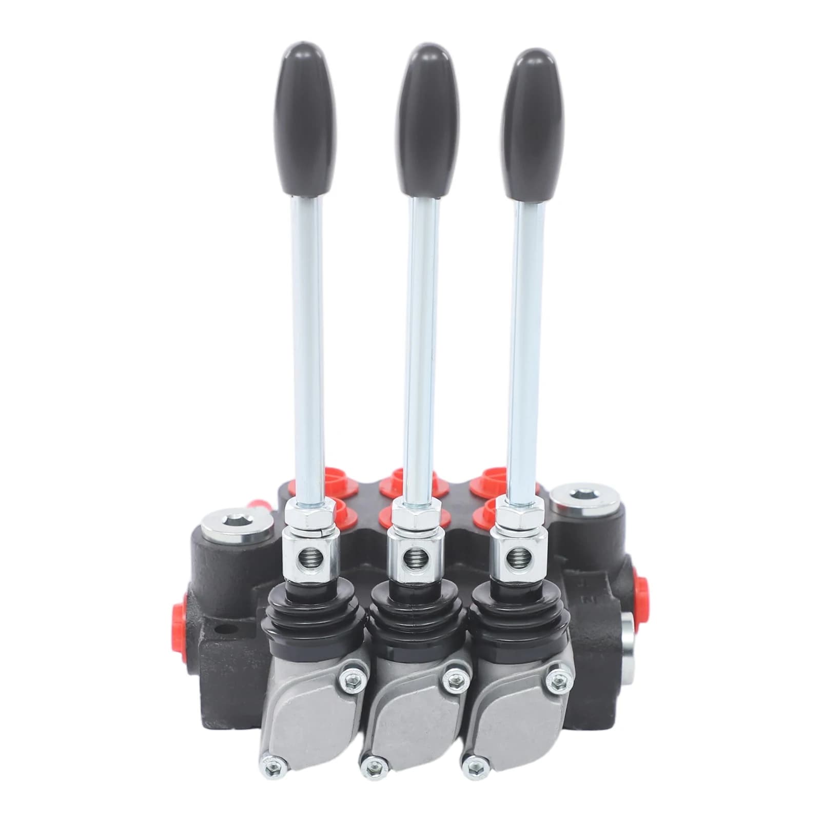 3 Spool Valve Hydraulic Directional Control Valve Adjustable Hydraulic Log Splitter Valve 8.8Gal/Minute for Pump Hydraulic