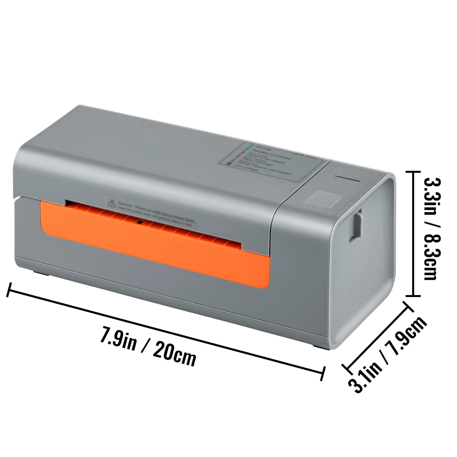 SucceBuy Thermal Label Printer 4X6 Shipping Label Printer with Automatic Label Recognition Compatible Support Windows/Mac/Linux