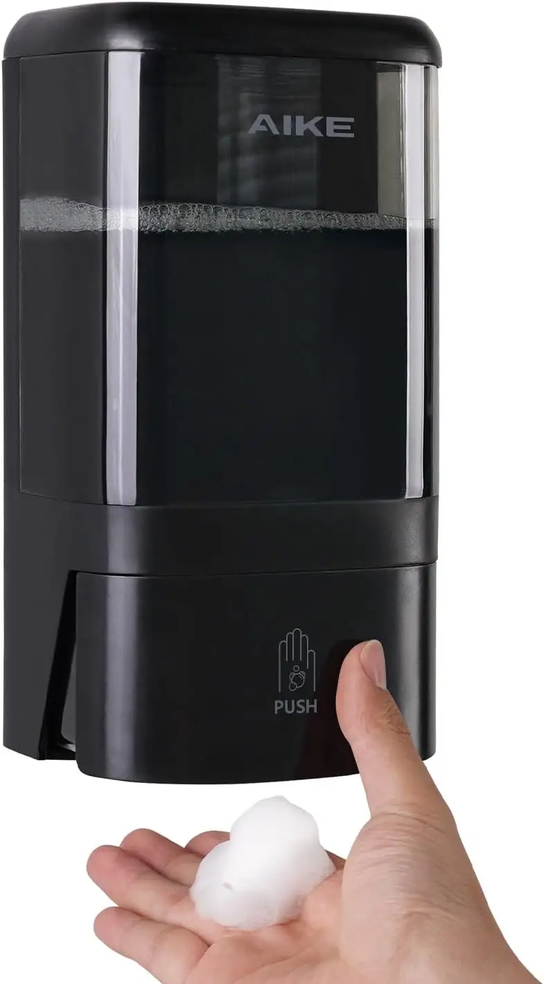 1200ml Foam Soap Dispenser Wall Mounted Large Wall Handheld Feeder For Bathroom, Kitchen, Hotel, Office