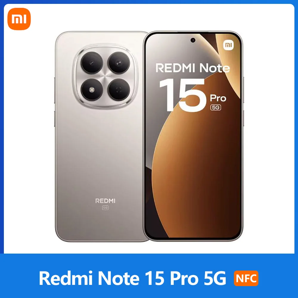 Xiaomi Redmi Note 15 Pro Plus 5G 8GB 12GB 256GB 512GB 6.83-inch NFC Snapdragon 7s Gen 4 200MP Dolby Atmos®Camera