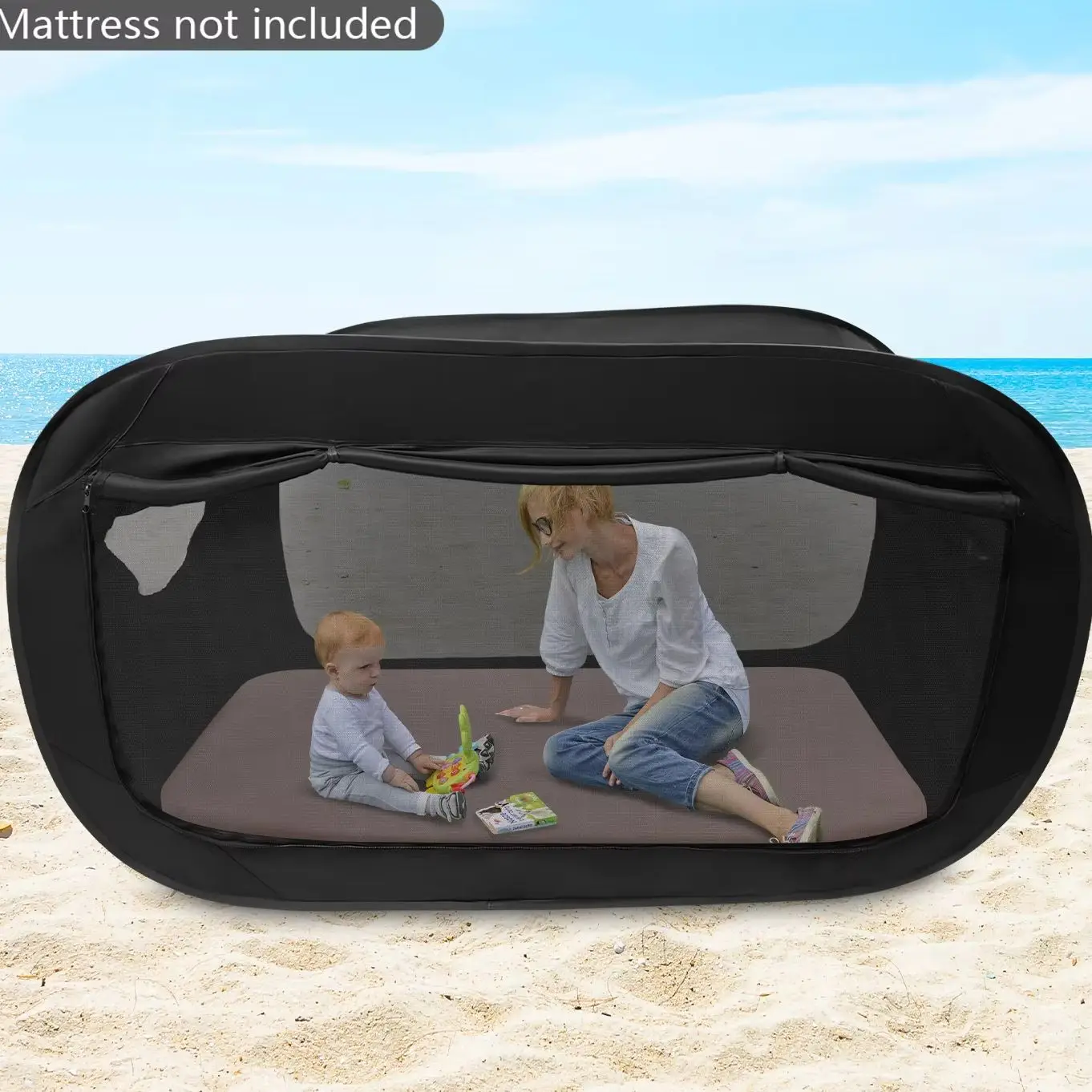 Large Pop Up Bed Tent Office Camping Sleeping Tents Foldable Breathable ‎Sleeping Tent for Adults Children
