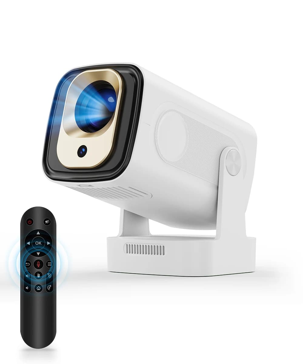 Magcubic Hy310 Projector Android 11 4K Native 1080P Auto Focus 330Ansi Native Brightness Dual Wifi Bt5.4 Air Mouse Voice Control for Home Outdoor Movie
