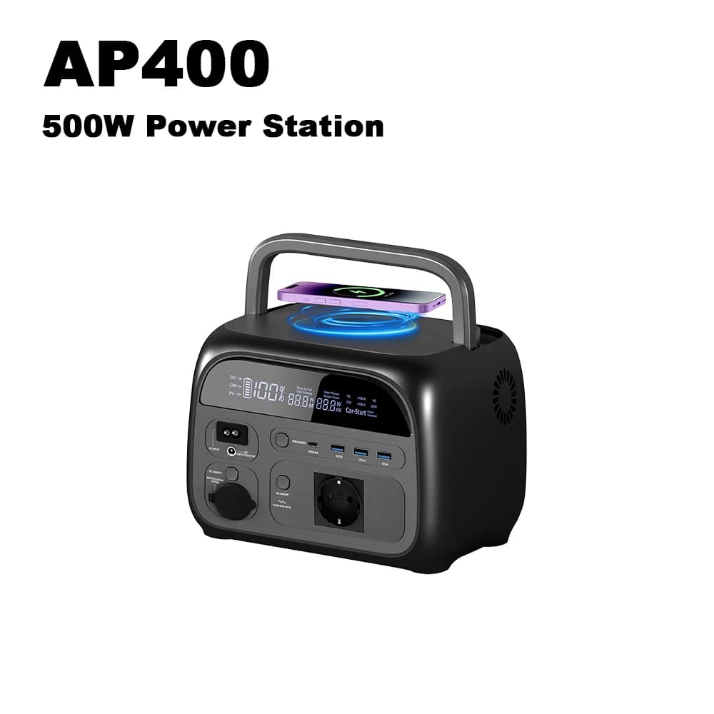 CTOLITY 1024Wh 345Wh 192Wh Portable Solar Generator Energy Storage Lifepo4 Battery Power Bank for Outdoor USB Type-C Solar Panel